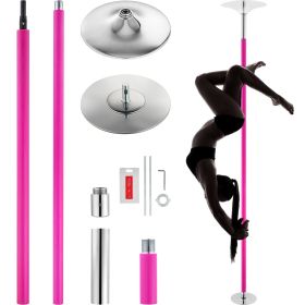 Professional Dancing Pole, Spinning Static Dancing Pole Kit, Portable Removable Pole, 40mm Heavy-Duty Stainless Steel Pole