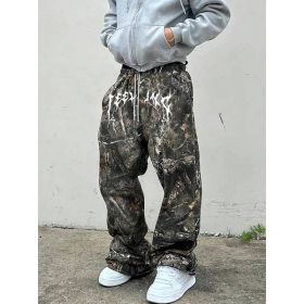 New Stylish Casual Pants With A Branch-pattern Print (Option: GK57-S)